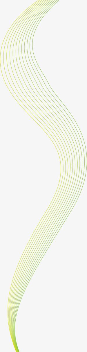 弯曲的波动曲线素材免抠