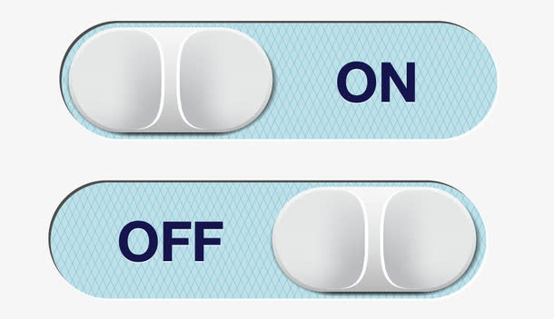 电源开关按钮设计矢量图免抠