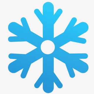 六角雪花图标免抠