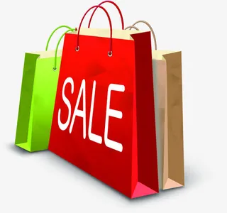 手提袋样式双十一宣传海报免抠