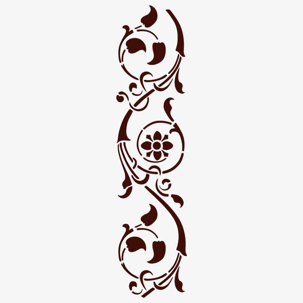 印花纹理  古风免抠