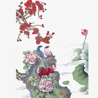 花鸟图免抠