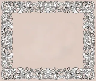 西式花纹边框海报背景素材高清