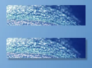 蓝色梦幻水晶背景免抠