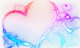 彩色创意爱心免抠