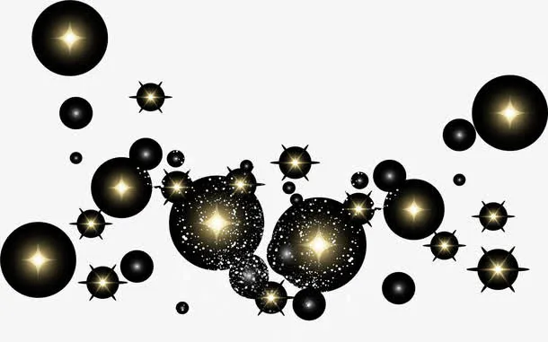 金色闪耀光辉免抠