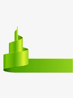 绿色旋转边框免抠