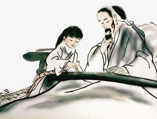 弹古琴的师徒免抠