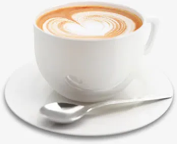 卡布奇诺咖啡高清拍摄素材免抠