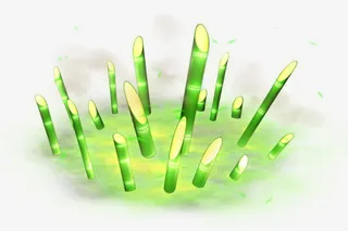 光效绿竹免抠