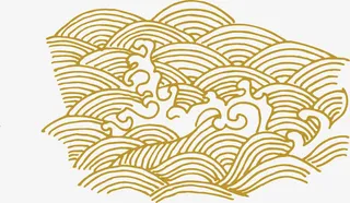 金线 边框 云纹免抠