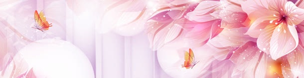 唯美背景banner