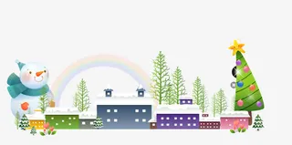 圣诞节卡通背景