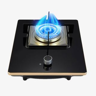 打开的燃气灶素材免抠