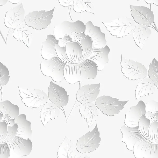 3D花卉背景免抠