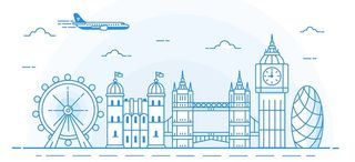 手绘城市建筑背景装饰高清