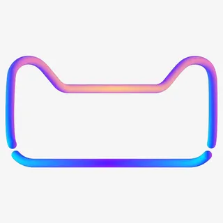 彩色天猫猫头矢量图素材免抠