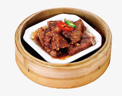 高清红烧排骨PNG免抠