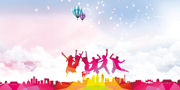 老同学再聚首海报展板高清