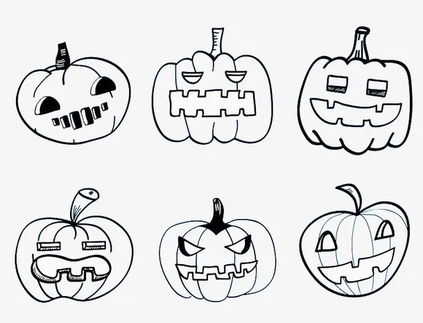 南瓜头素材免抠