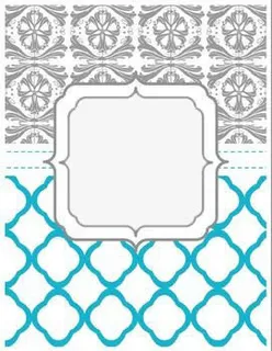 蓝灰色格子免抠