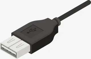 银质数据线免抠