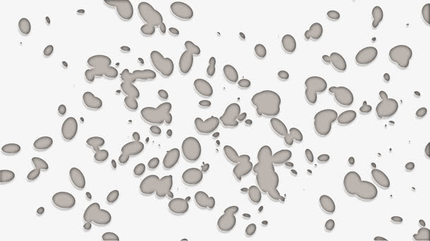 白色的雨水免抠