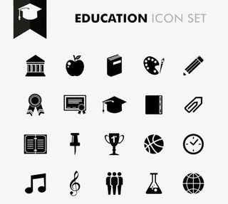 黑色简易小图标免抠