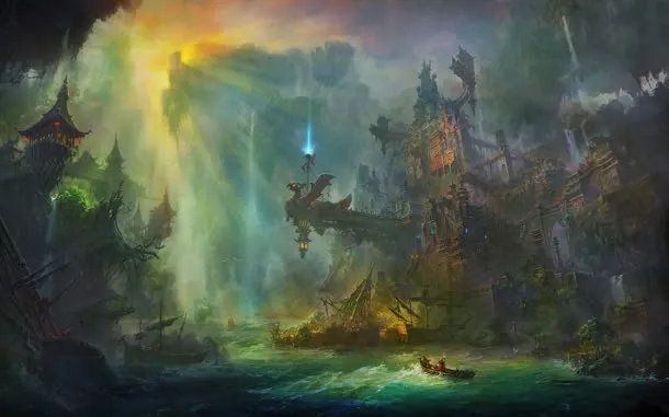 魔幻动画手绘插画免抠