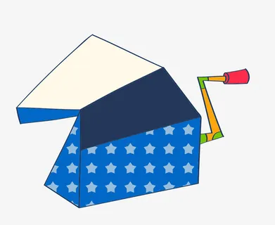 不规则盒子免抠