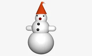 冬天雪人圣诞节雪人免抠