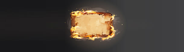 火焰牛皮纸背景banner　