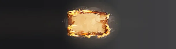 火焰牛皮纸背景banner　