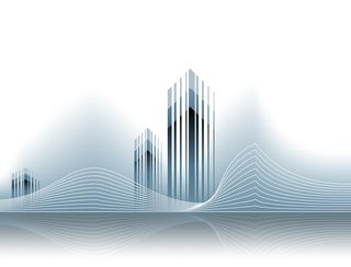 简约线条城市商务背景素材高清