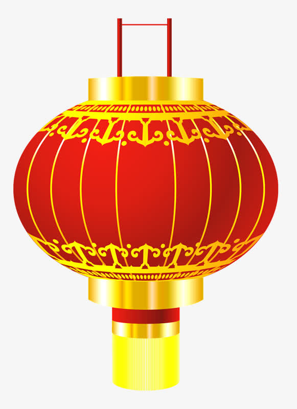 红色灯笼高高挂免抠