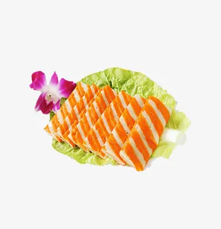 美味蟹排蟹肉排食材免抠