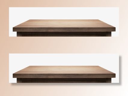 精美木板展台免抠