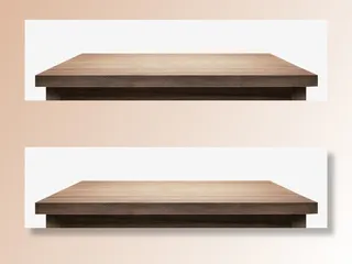 精美木板展台免抠