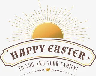 金色闪耀标签免抠