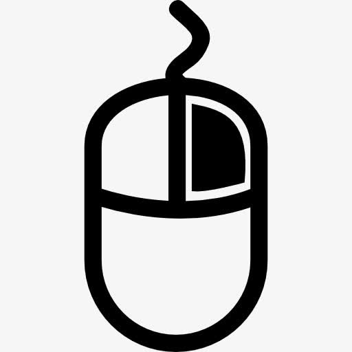 右键单击鼠标图标免抠