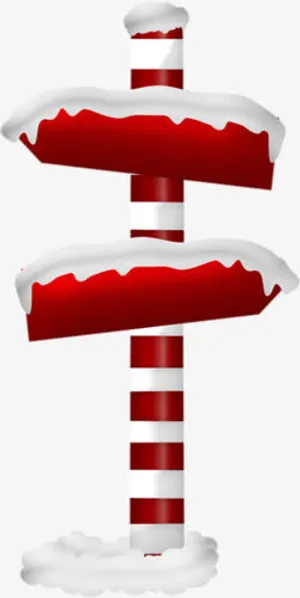 红色指示牌免抠