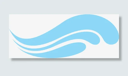 蓝色水纹图标免抠