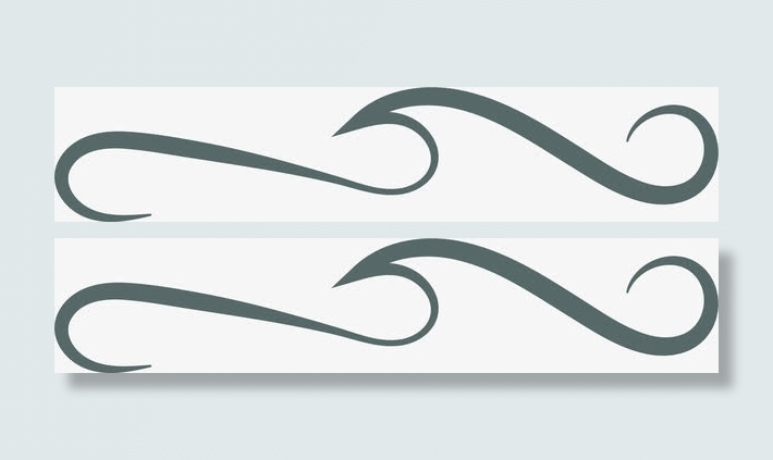 柔美曲线条免抠