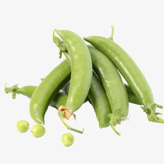 一堆新鲜甜豆免抠