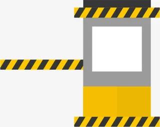 垂直条纹矢量门禁免抠