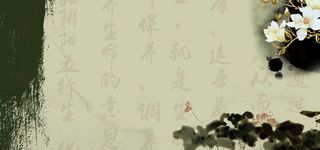 养生中国风红梅海报背景高清