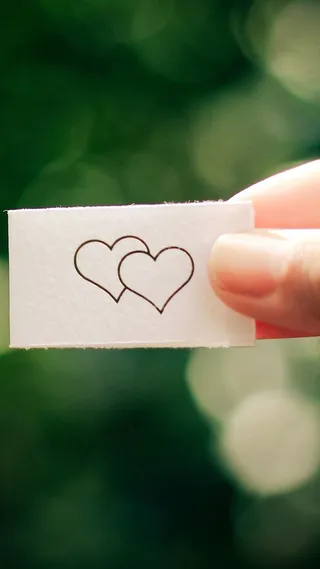 手绘爱心情人节主题H5背景高清