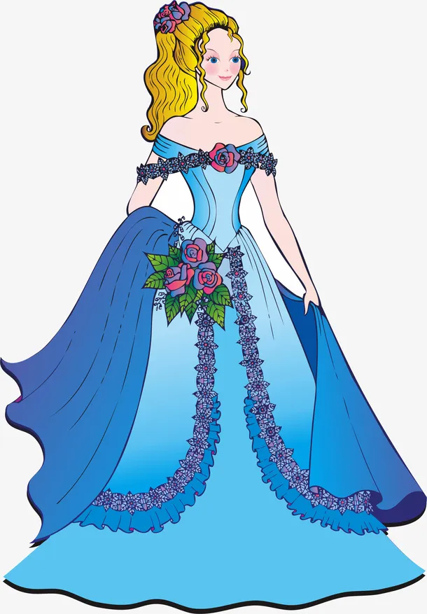 六一 儿童节 卡通 儿童 公主13免抠