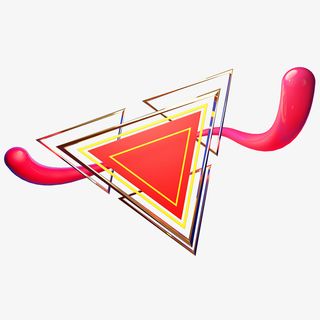 双11立体舞台装饰背景