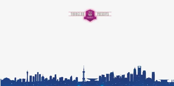 海报背景logo